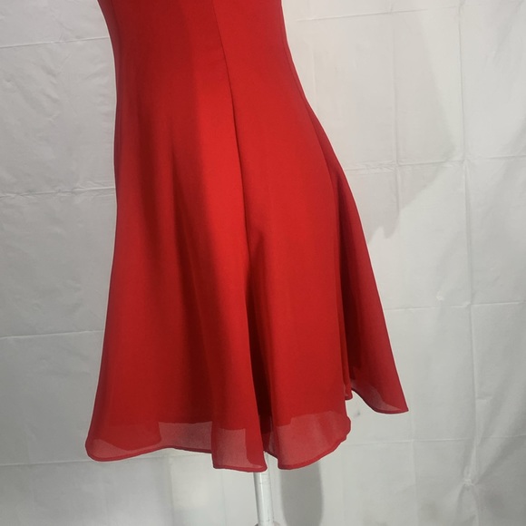 Rampage Vintage Red Cocktail Mini Dress Size 3 - Picture 6 of 12